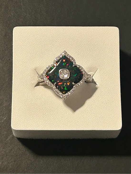 Bomb Party Jewelry - ✨ULTRA RARE UNICORN✨ 🦄 Black Fire Opal Size 6